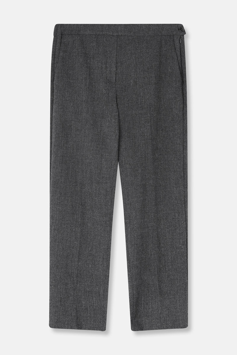 RUSSEL Pantalon gris tailored ajusté