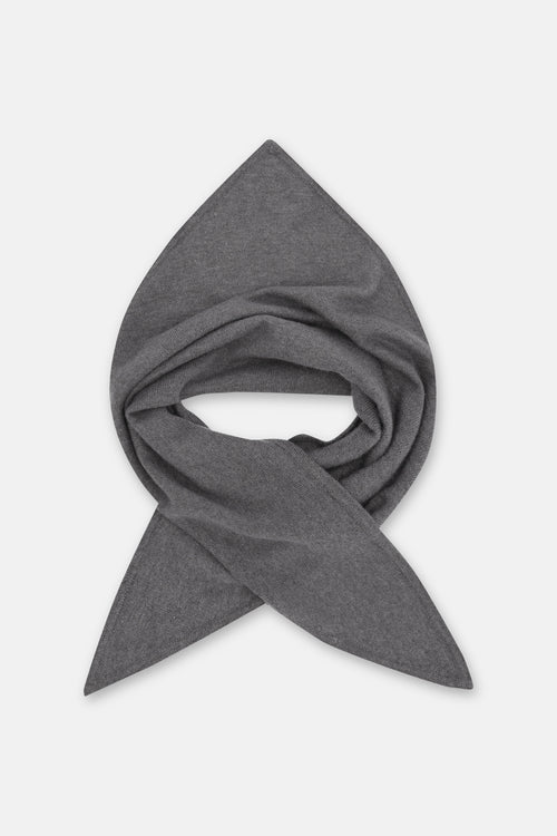 SCARF Écharpe triangulaire gris foncé