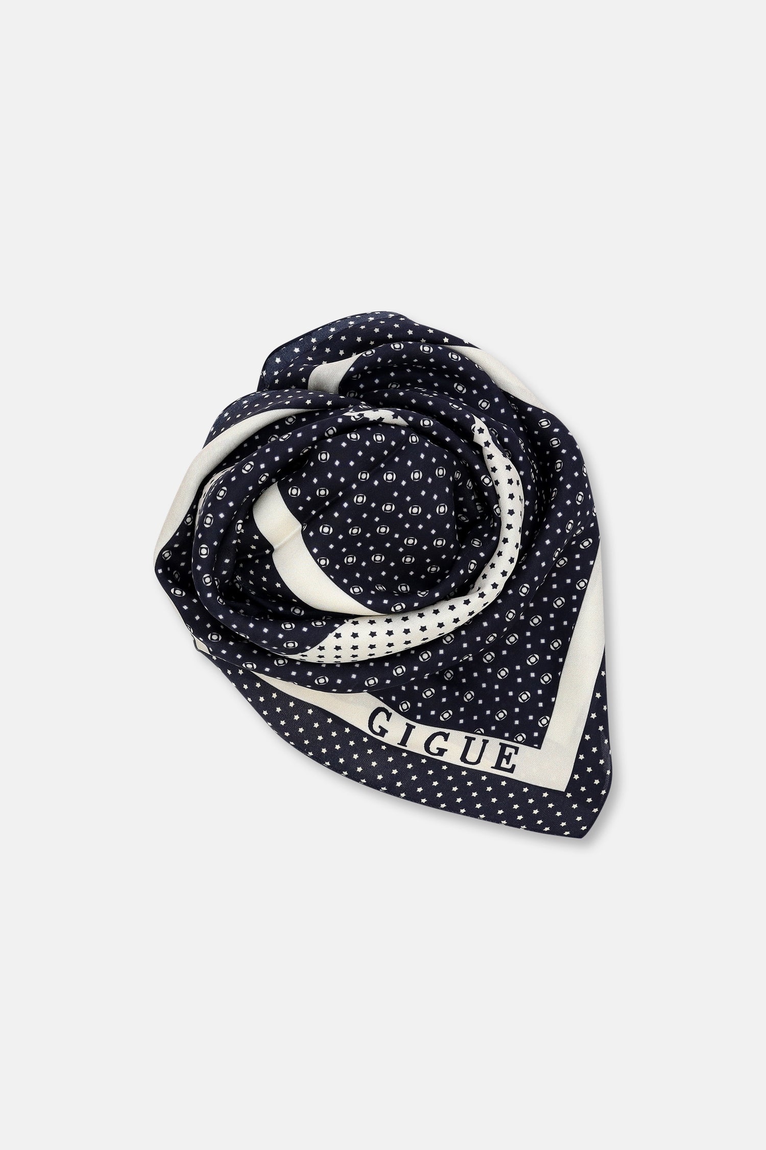 SCARF Dark blue logo scarf