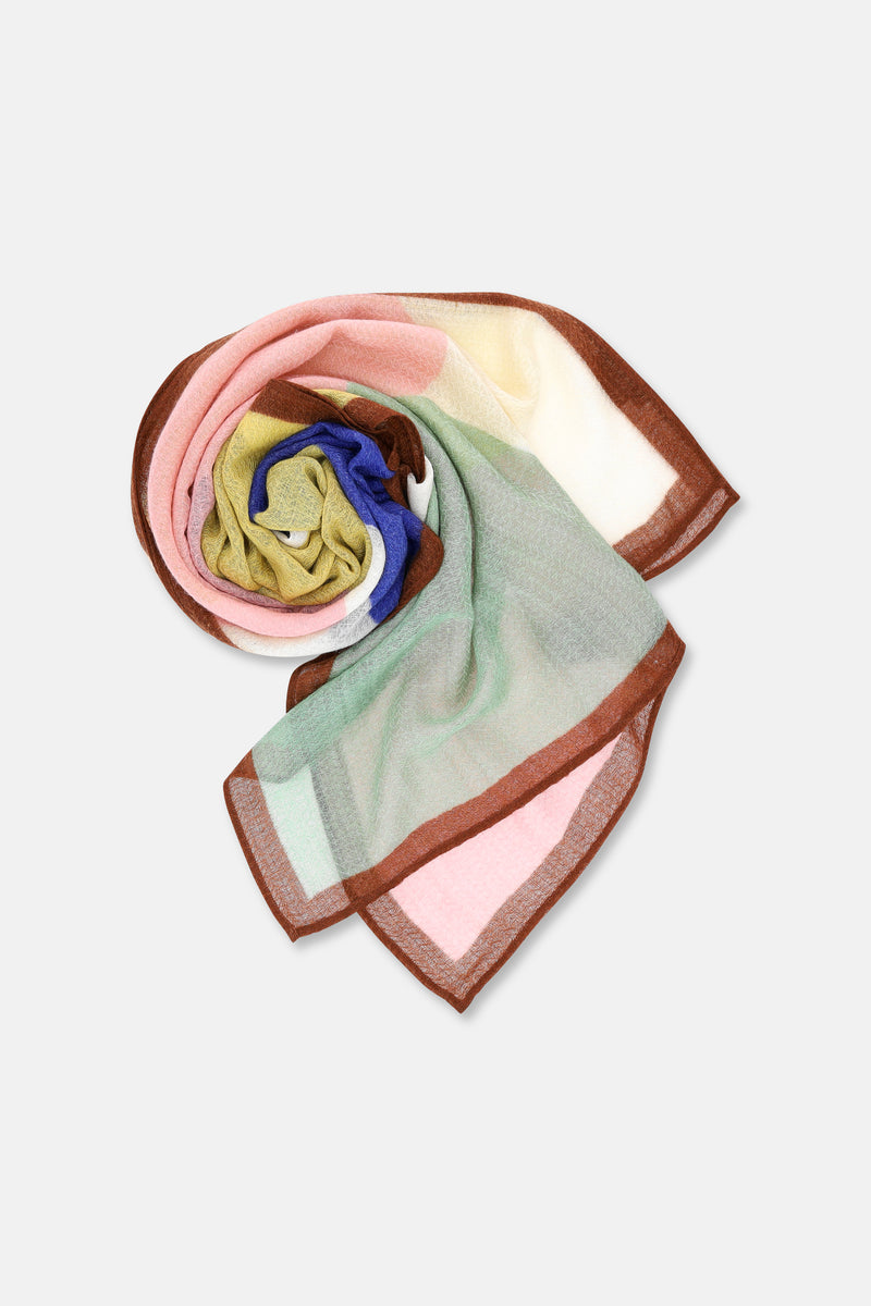 Multicolor sjaal