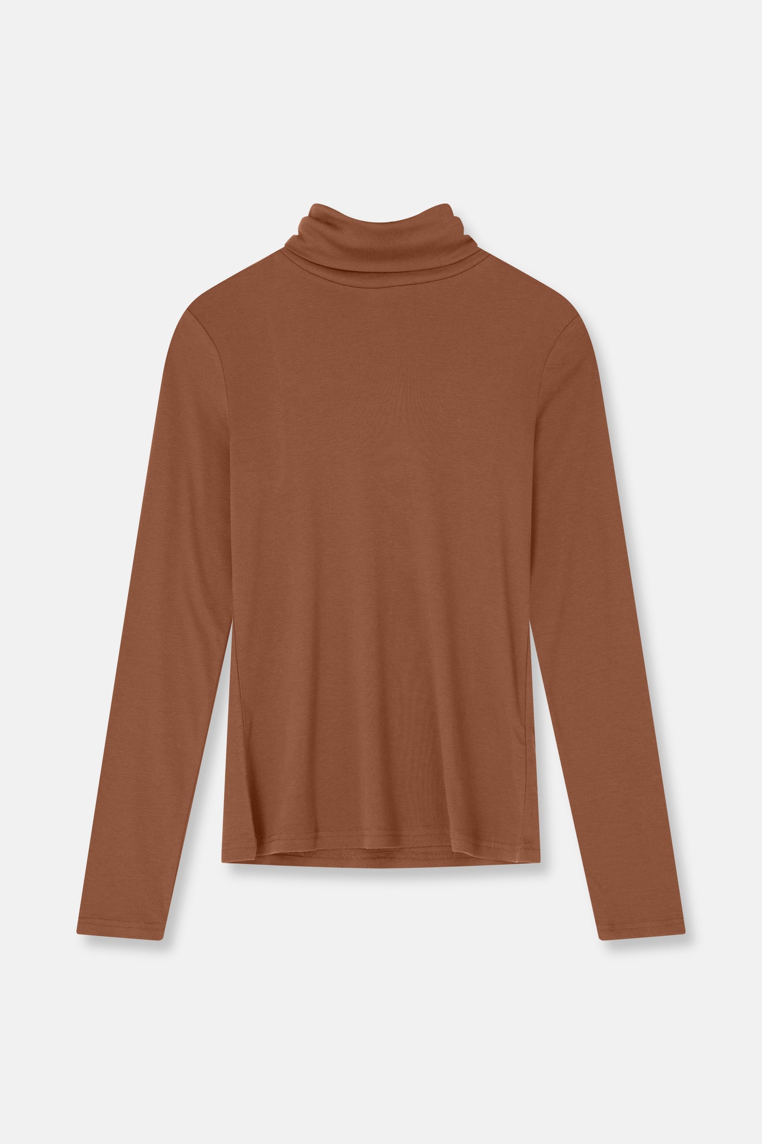 SEPUL Brown polo neck top