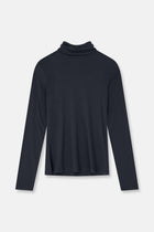 SEPUL Navy polo neck top