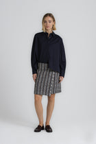 TAICHI Mini-jupe tweed noire