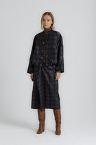 TALY knierok tartan navy
