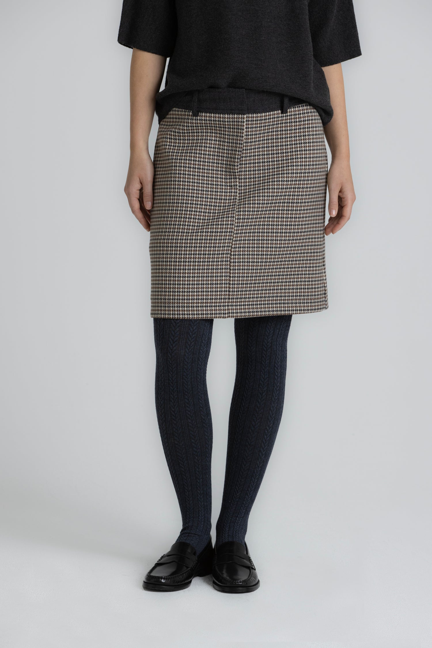 TAXI Jupe mini pied-de-poule