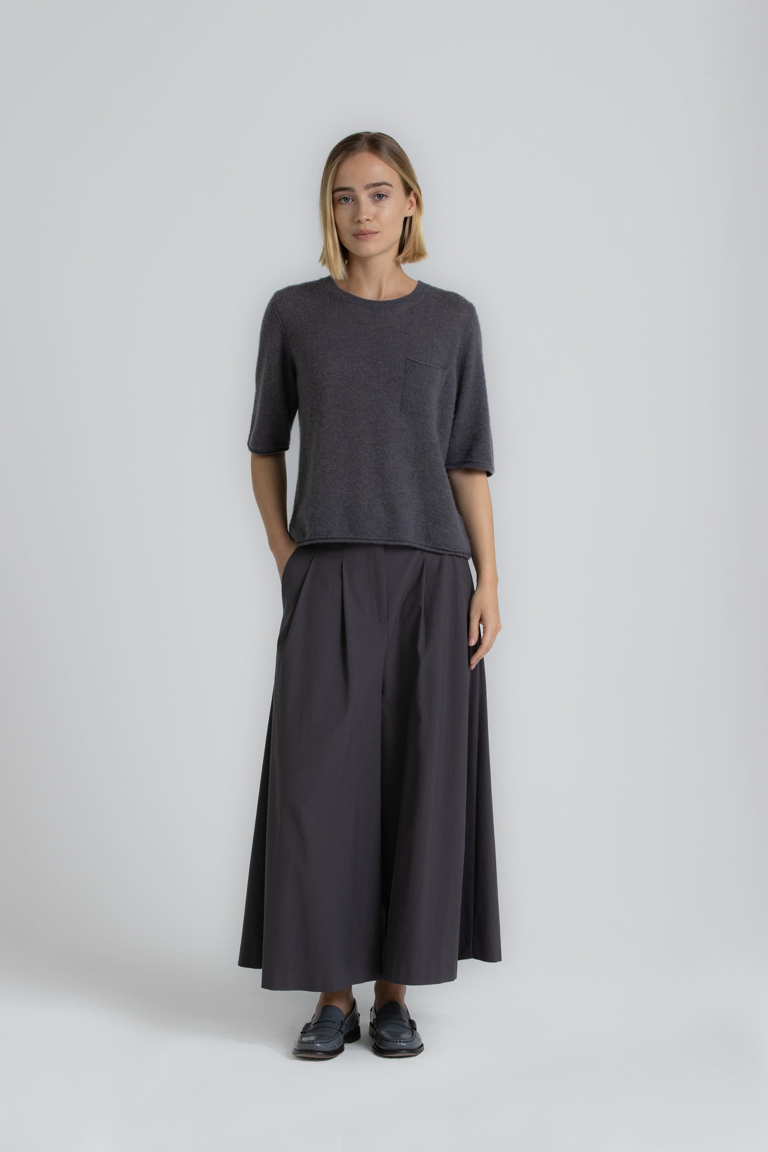 TENDO Dark grey jupe-culotte
