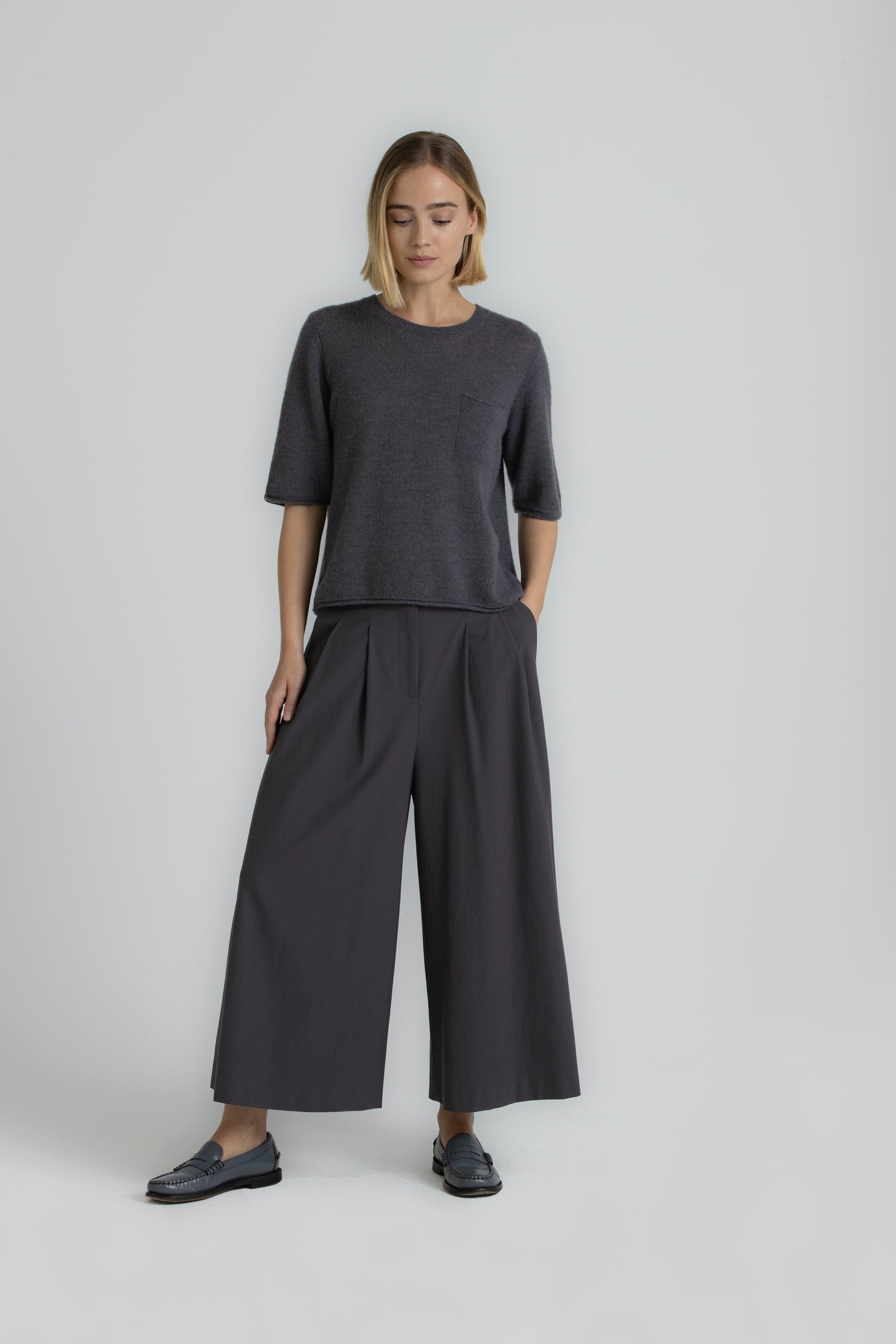 TENDO Dark grey jupe-culotte