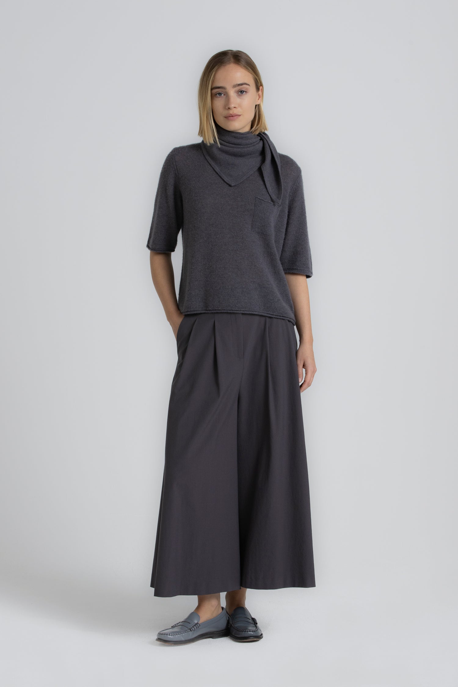 TENDO Dark grey jupe-culotte
