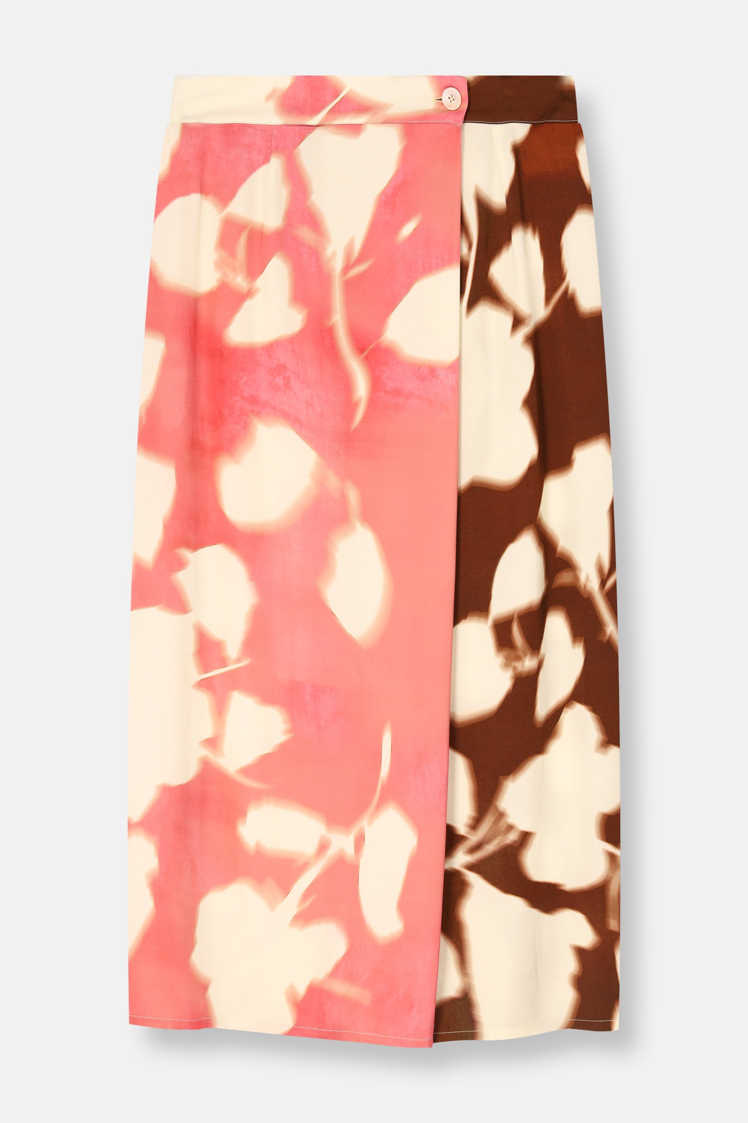 TIMA roze-bruine print rok