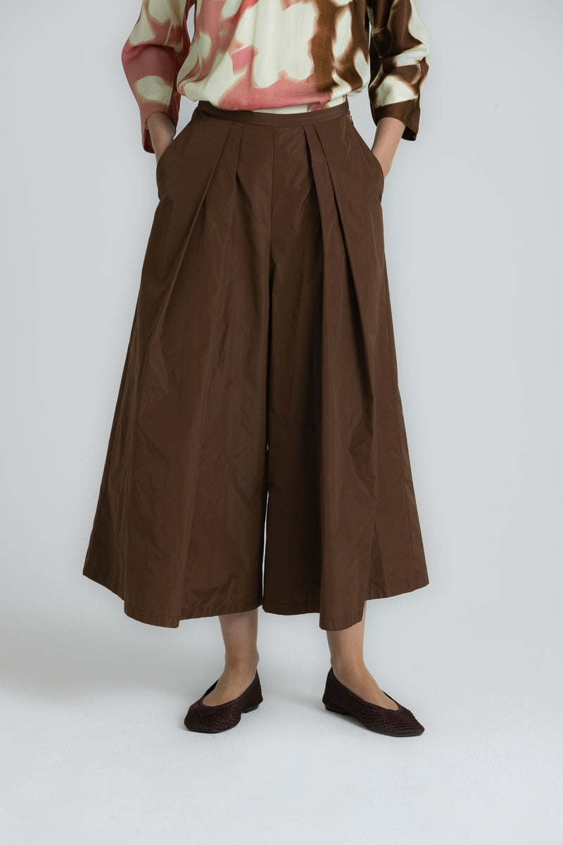 TIMO bruine jupe-culotte