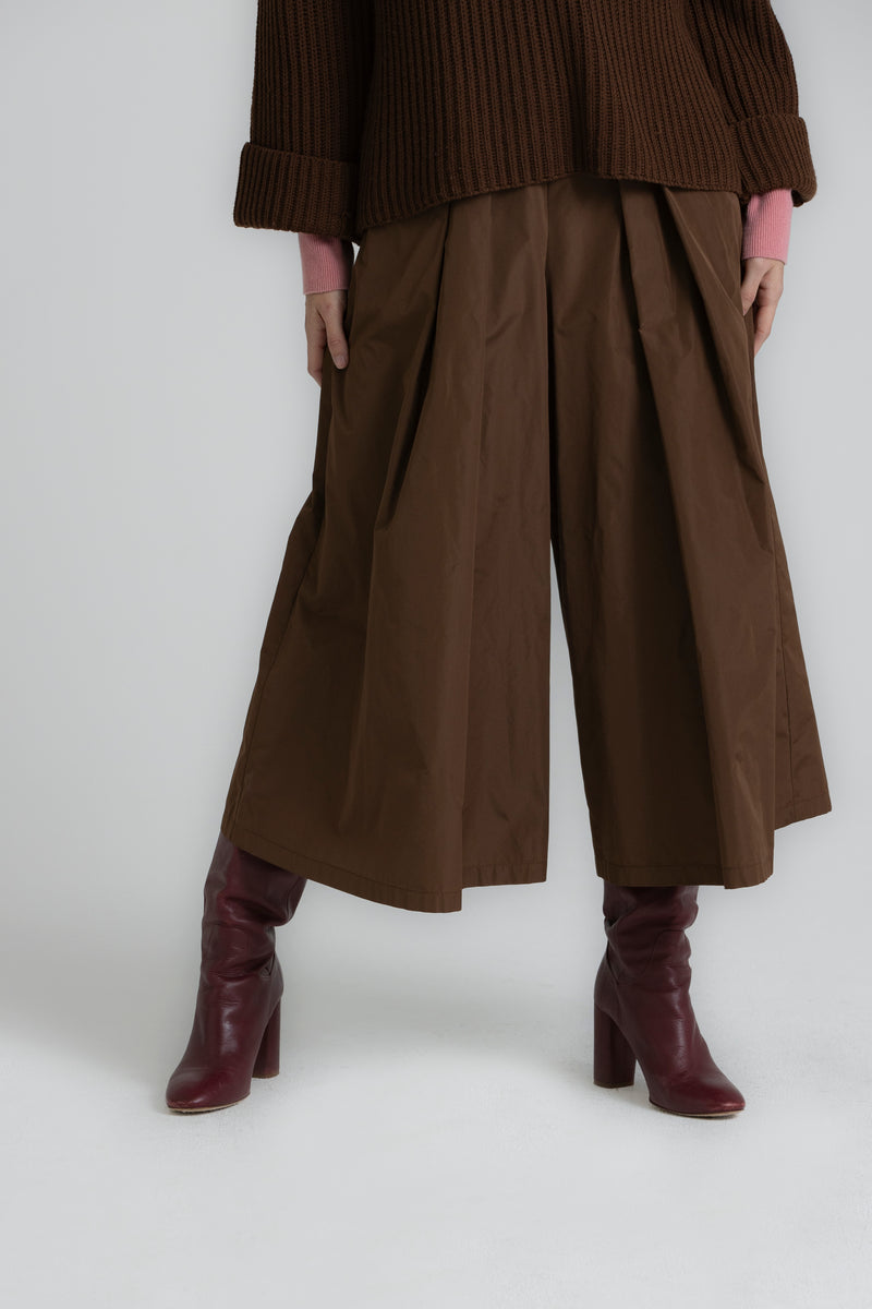 TIMO bruine jupe-culotte