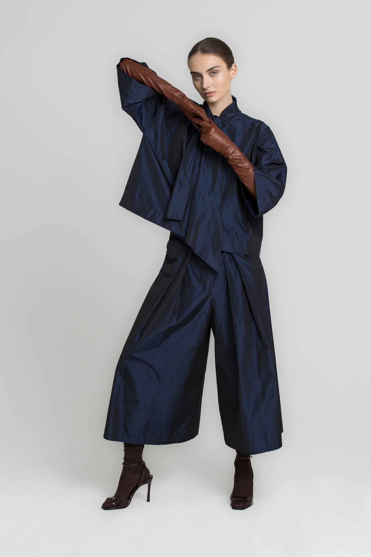 TIMO navy jupe-culotte