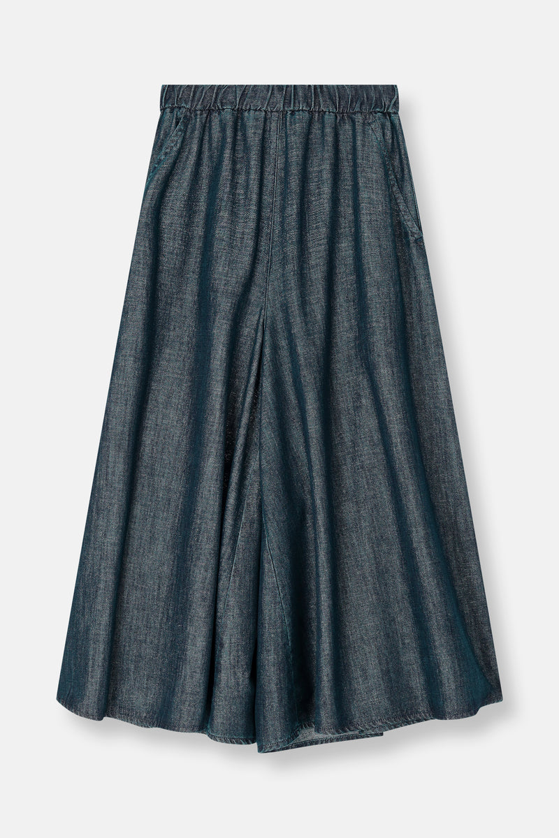 TYFEN Jupe-culotte denim ample