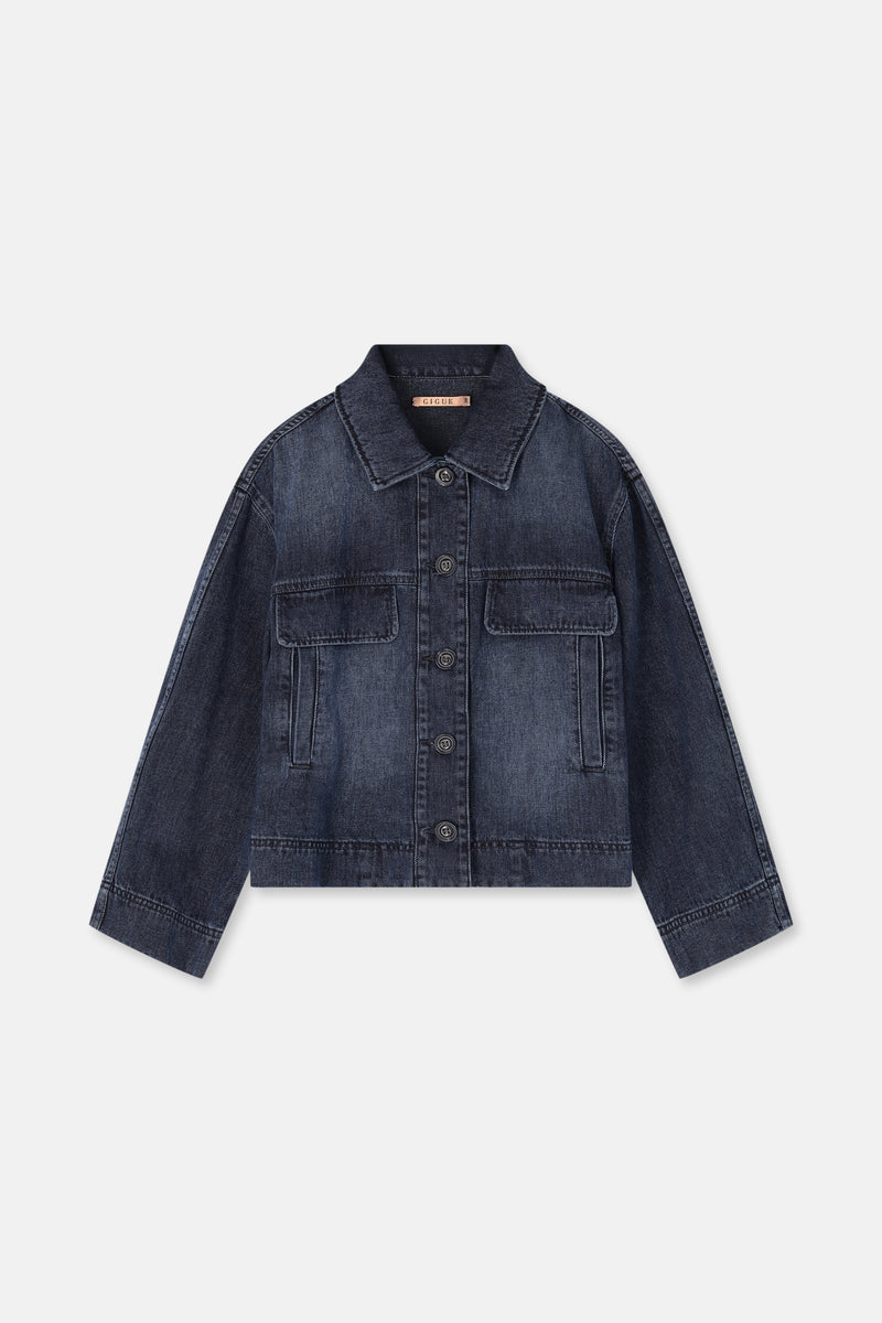 WEEZE boxy denim jasje
