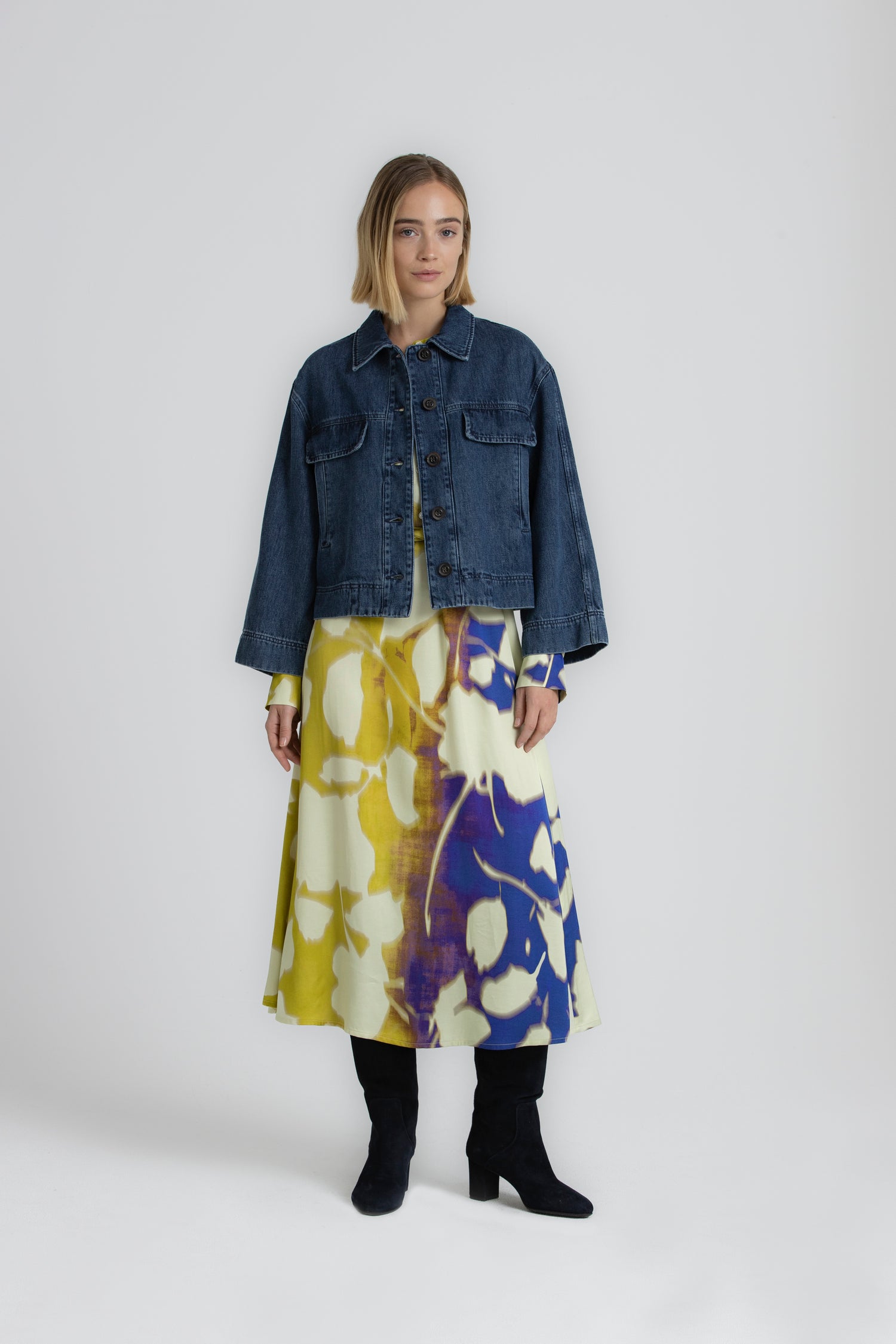 WEEZE boxy denim jasje