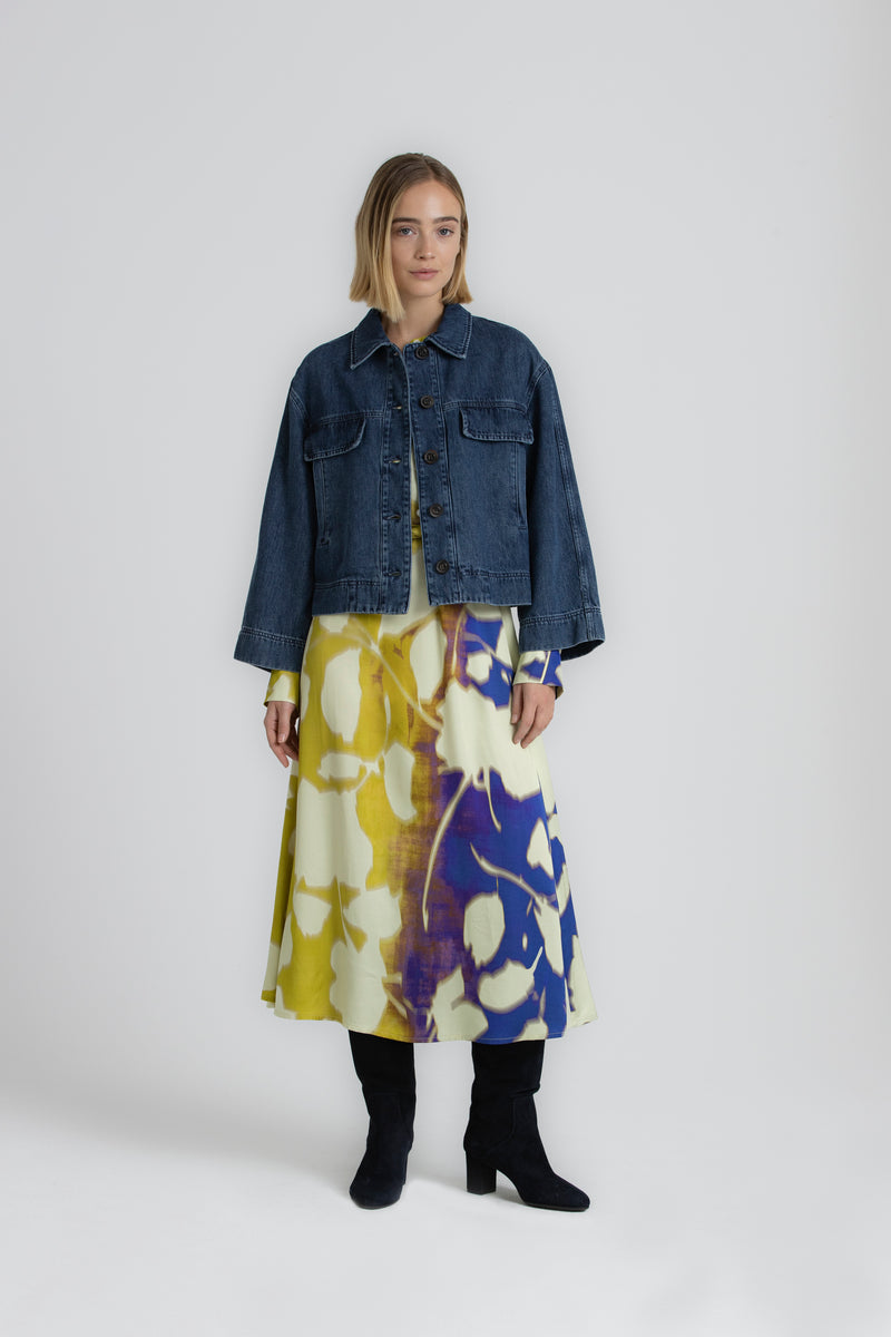 WEEZE boxy  navy jeans jasje