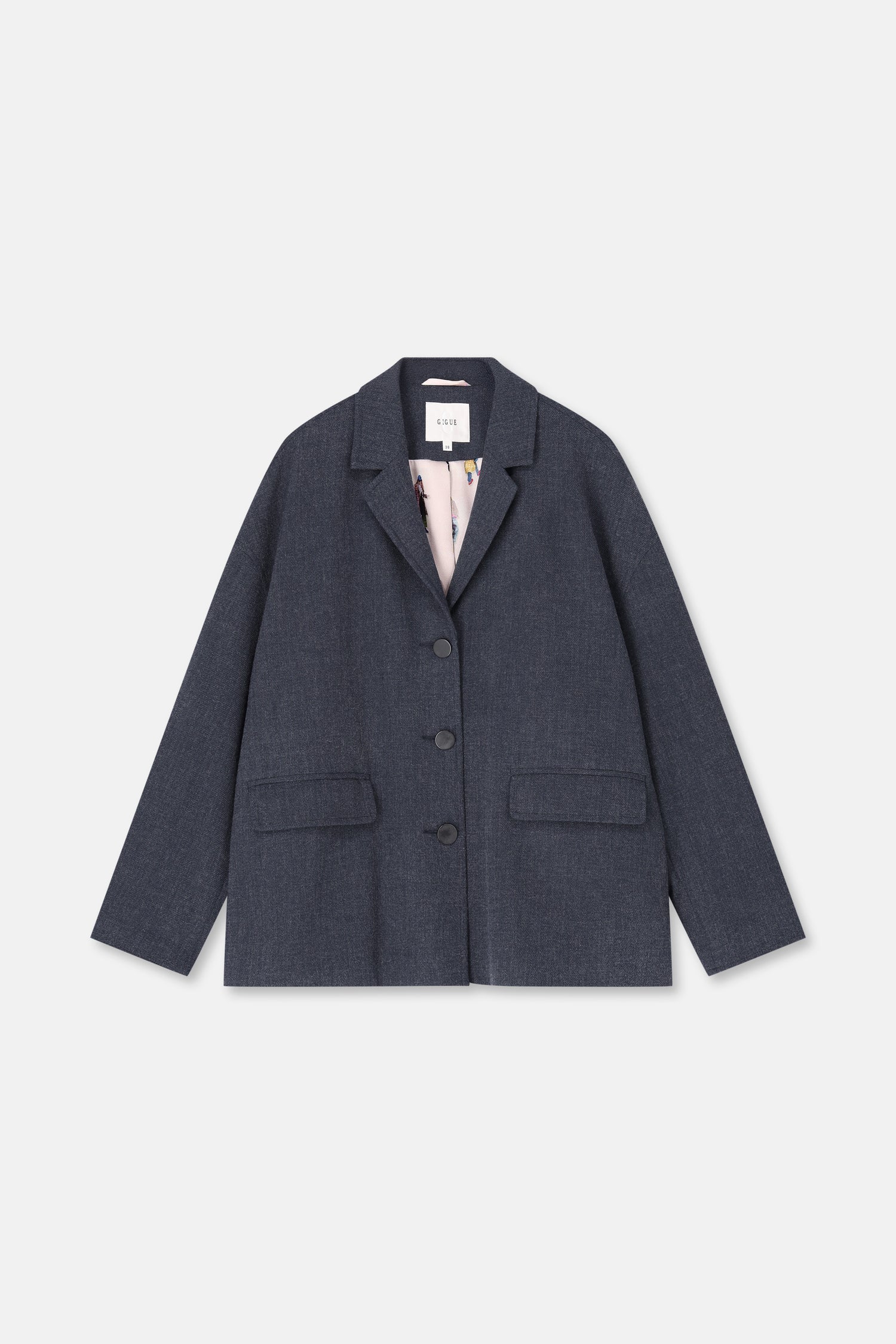 WILLEM blauwe blazer