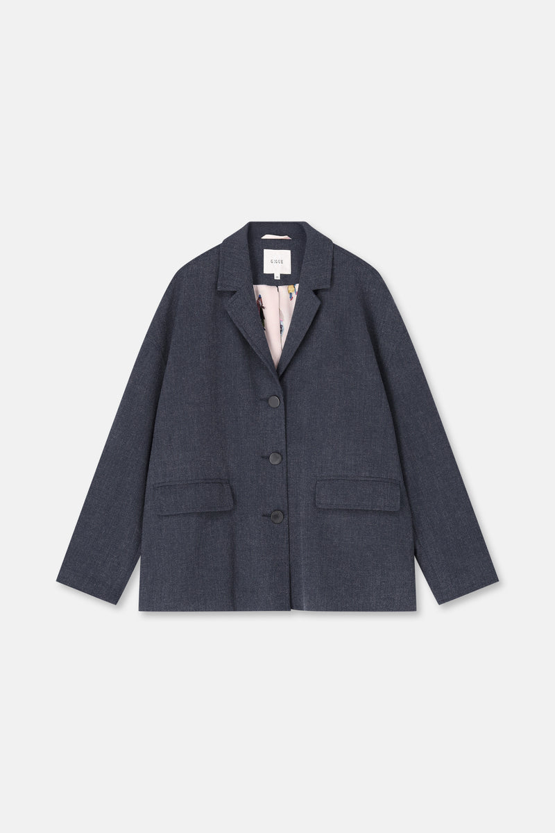 WILLEM Blazer oversized bleu