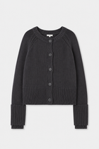 FLEUR cardigan donkergrijs