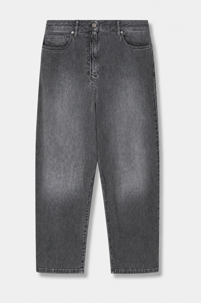 RIGO donkergrijze denim