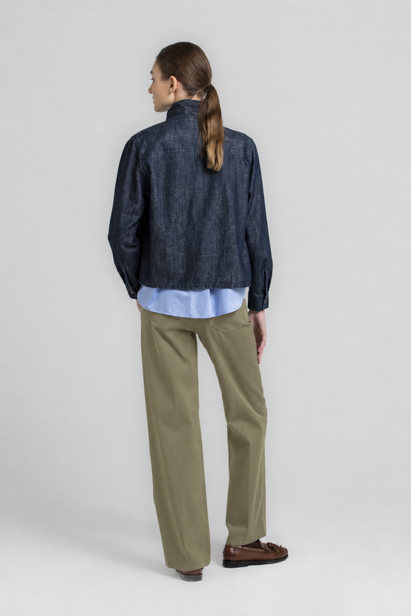 ROEZI Straight-leg khaki jeans