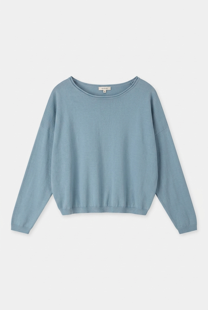 LAURI Pull bleu clair